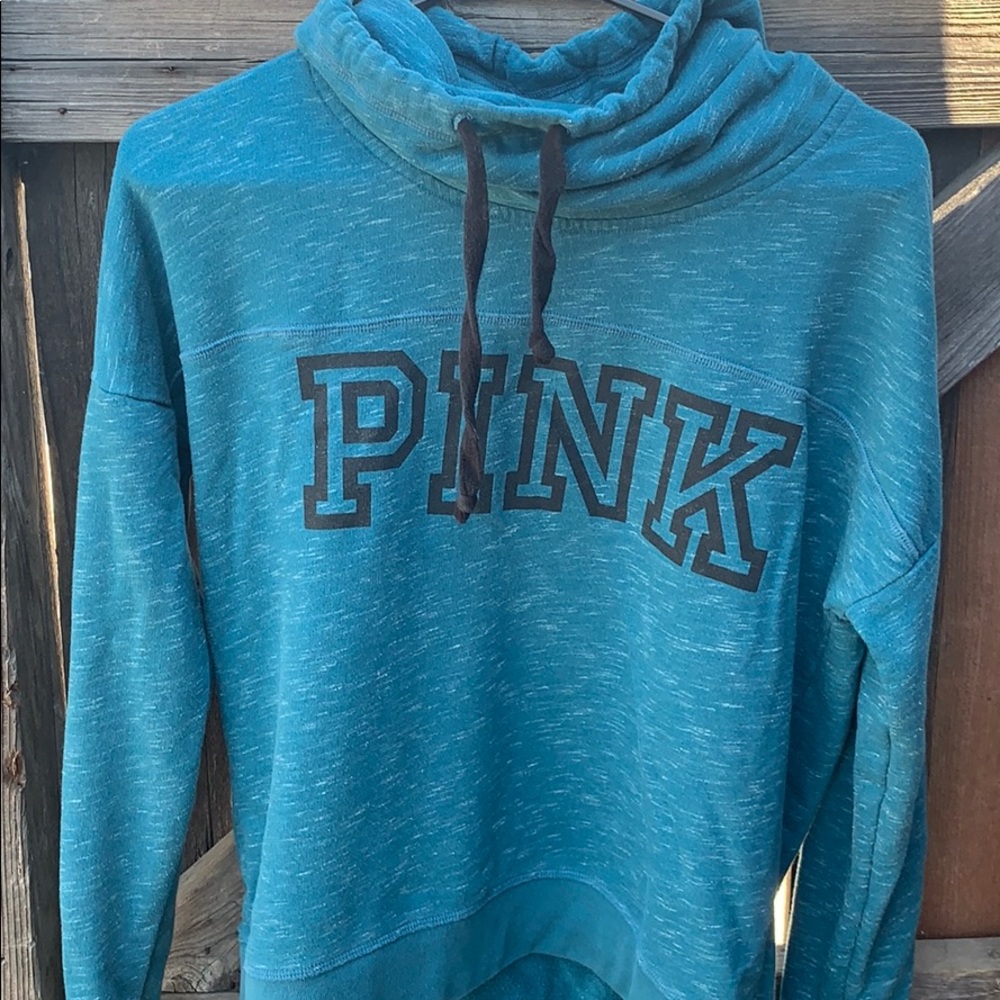 Victoria secret pink sweater size small in blue